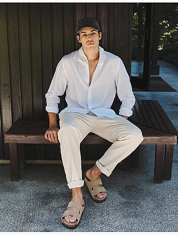 Pantalones de lino, MO Fashion