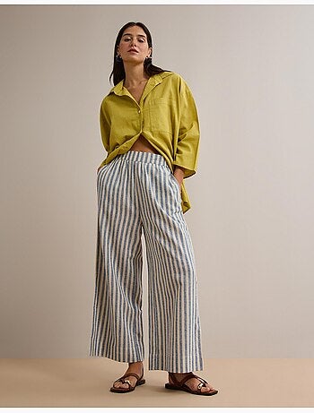 Pantalones de lino, MO Fashion