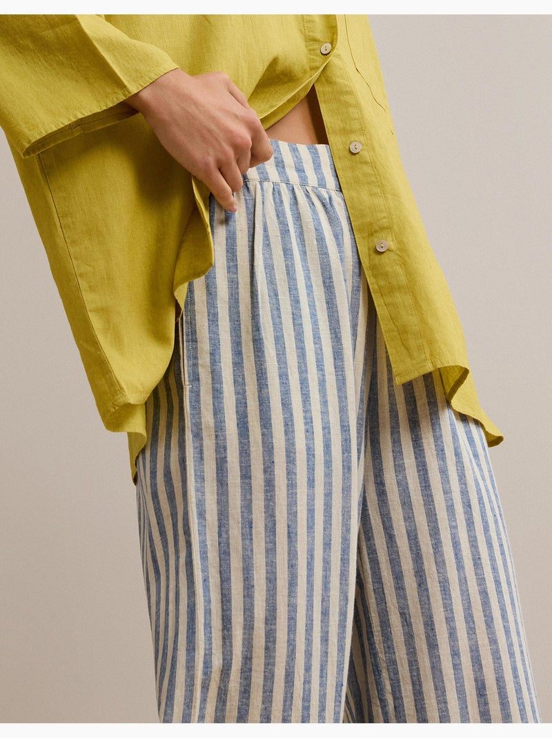 Pantalones de lino, MO Fashion Beige - Kiabi