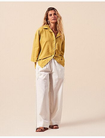Pantalones de lino, MO Fashion