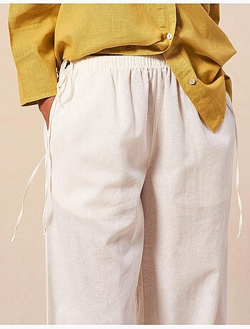 Pantalones de lino, MO Fashion