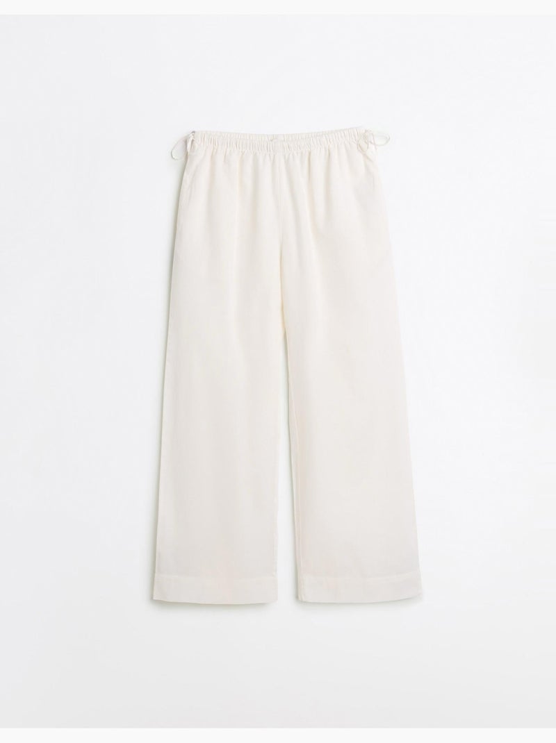 Pantalones de lino, MO Fashion Blanco - Kiabi