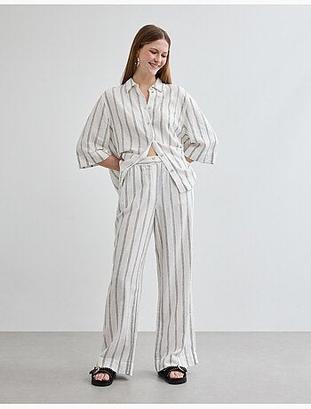 Pantalones de lino, MO Fashion