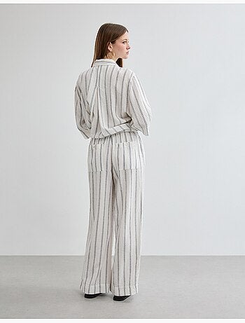 Pantalones de lino, MO Fashion