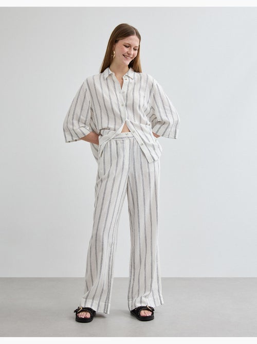 Pantalones de lino, MO Fashion - Kiabi Pantalones de lino, MO Fashion - Kiabi