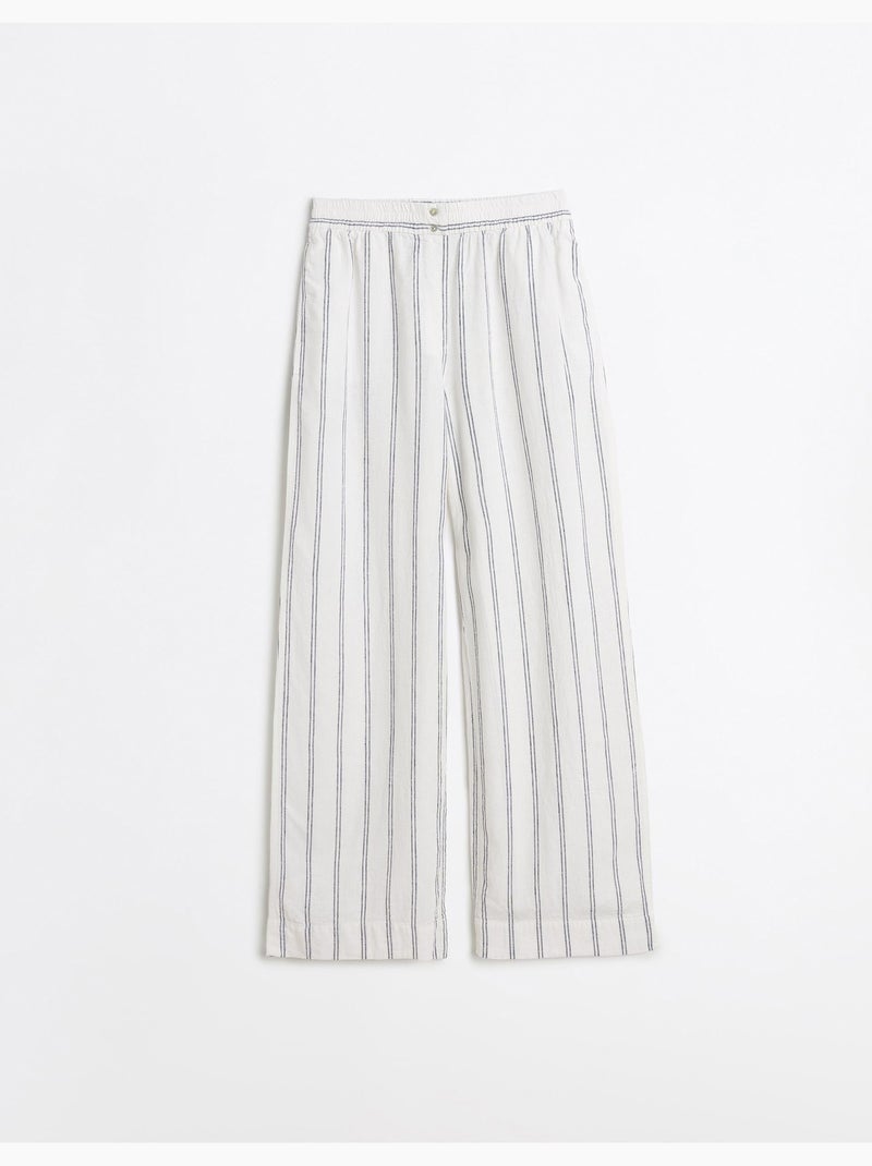 Pantalones de lino, MO Fashion Crudo - Kiabi