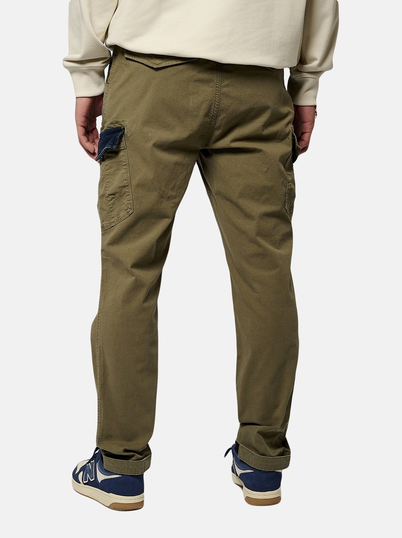Pantalones de Lona para Hombre Kaporal Caqui - Kiabi