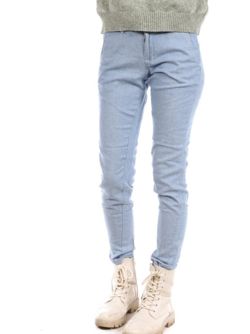 Pantalones de lona para mujer teddy smith Azul - Kiabi