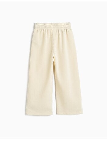 Pantalones de malla de pierna ancha, mo fashion