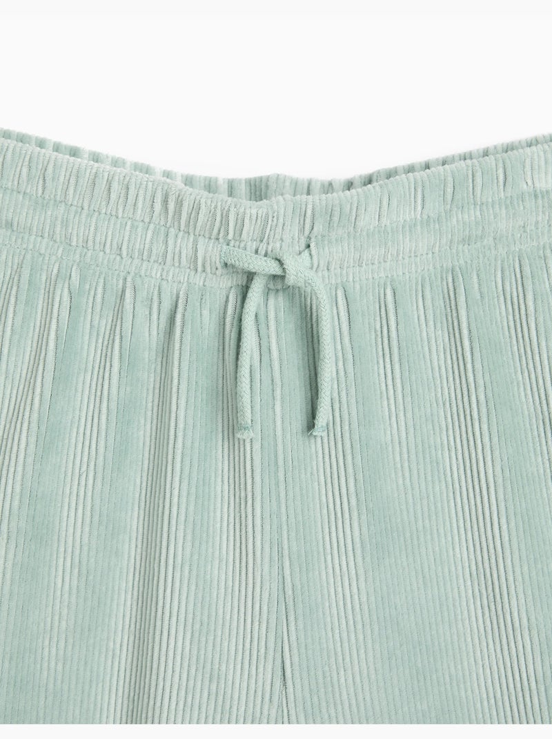 Pantalones de malla de pierna ancha, mo fashion Gris - Kiabi