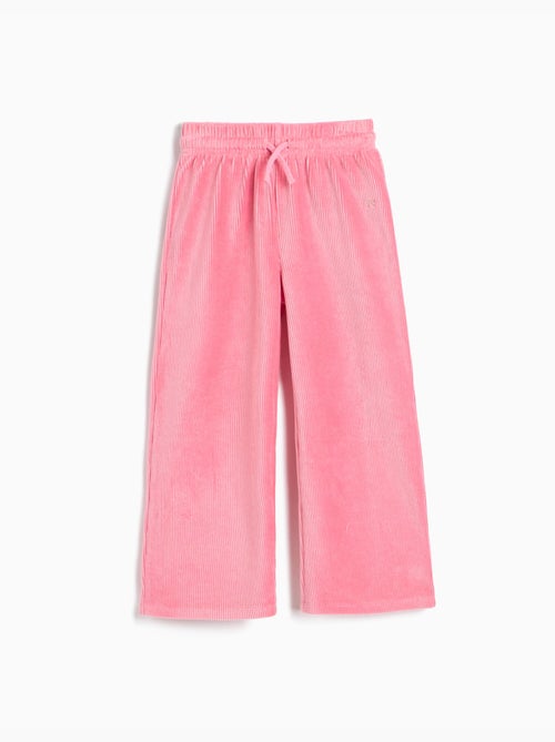 Pantalones de malla de pierna ancha, mo fashion - Kiabi Pantalones de malla de pierna ancha, mo fashion - Kiabi