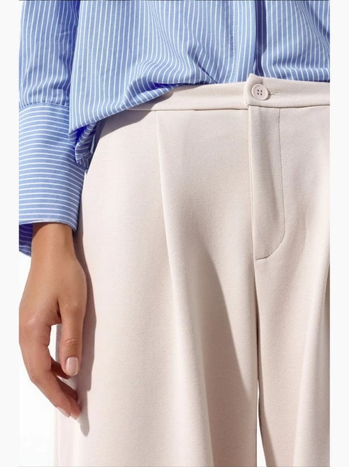Pantalones de mujer de mezcla de algodón busem - Kiabi