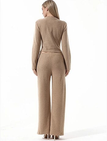 Pantalones de mujer de mezcla de algodón busem