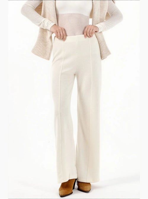 Pantalones de mujer de mezcla de algodón busem - Kiabi Pantalones de mujer de mezcla de algodón busem - Kiabi