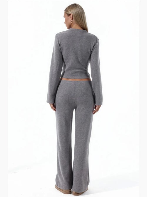Pantalones de mujer de mezcla de algodón busem - Kiabi Pantalones de mujer de mezcla de algodón busem - Kiabi