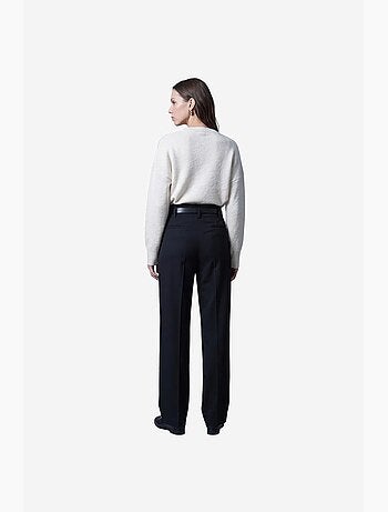 Pantalones de mujer de pierna recta dilvin