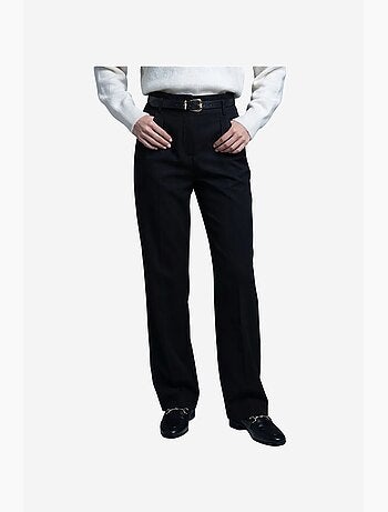 Pantalones de mujer de pierna recta dilvin