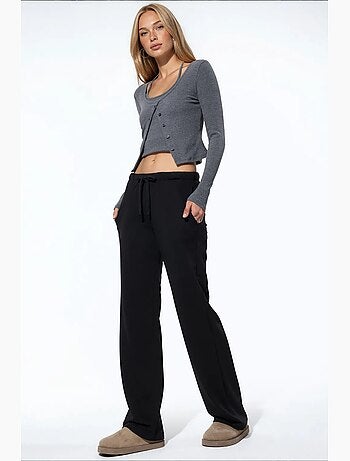 Pantalones de mujer de poliéster-algodón busem