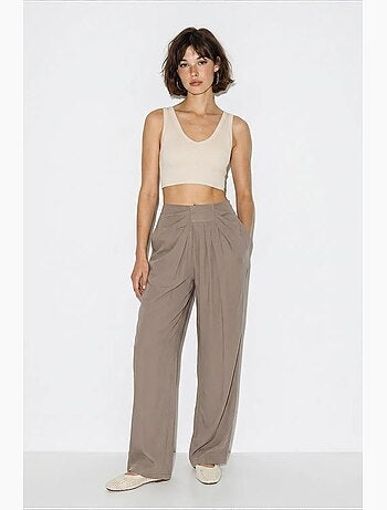 Pantalones de mujer de poliéster-elastano lucci