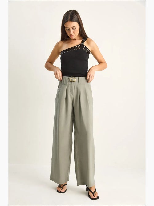 Pantalones de mujer de poliéster-elastano lucci - Kiabi