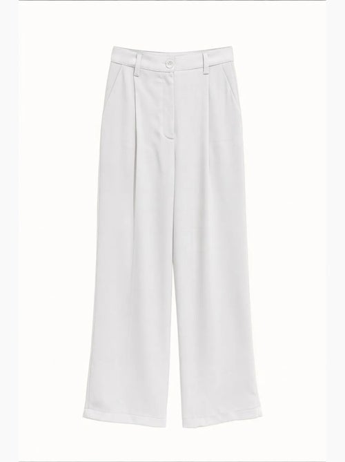 Pantalones de mujer de poliéster-elastano mixray - Kiabi Pantalones de mujer de poliéster-elastano mixray - Kiabi