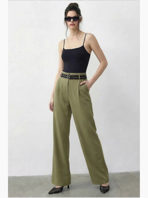Pantalones de mujer de poliéster y elastano lucci - Kiabi