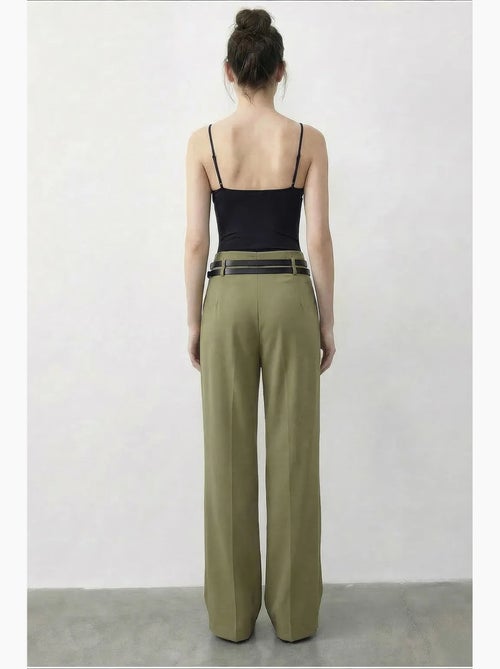 Pantalones de mujer de poliéster y elastano lucci - Kiabi