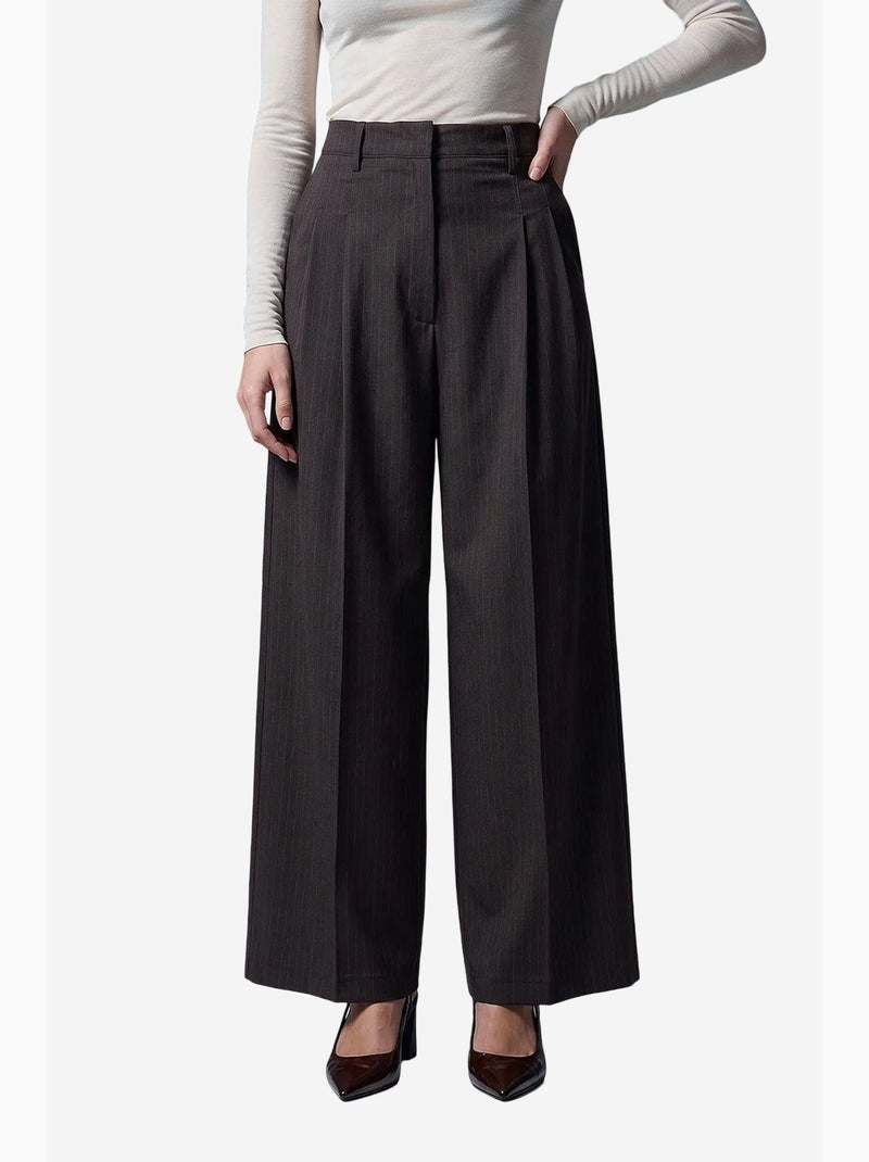 Pantalones de mujer dilvin Gris negro - Kiabi