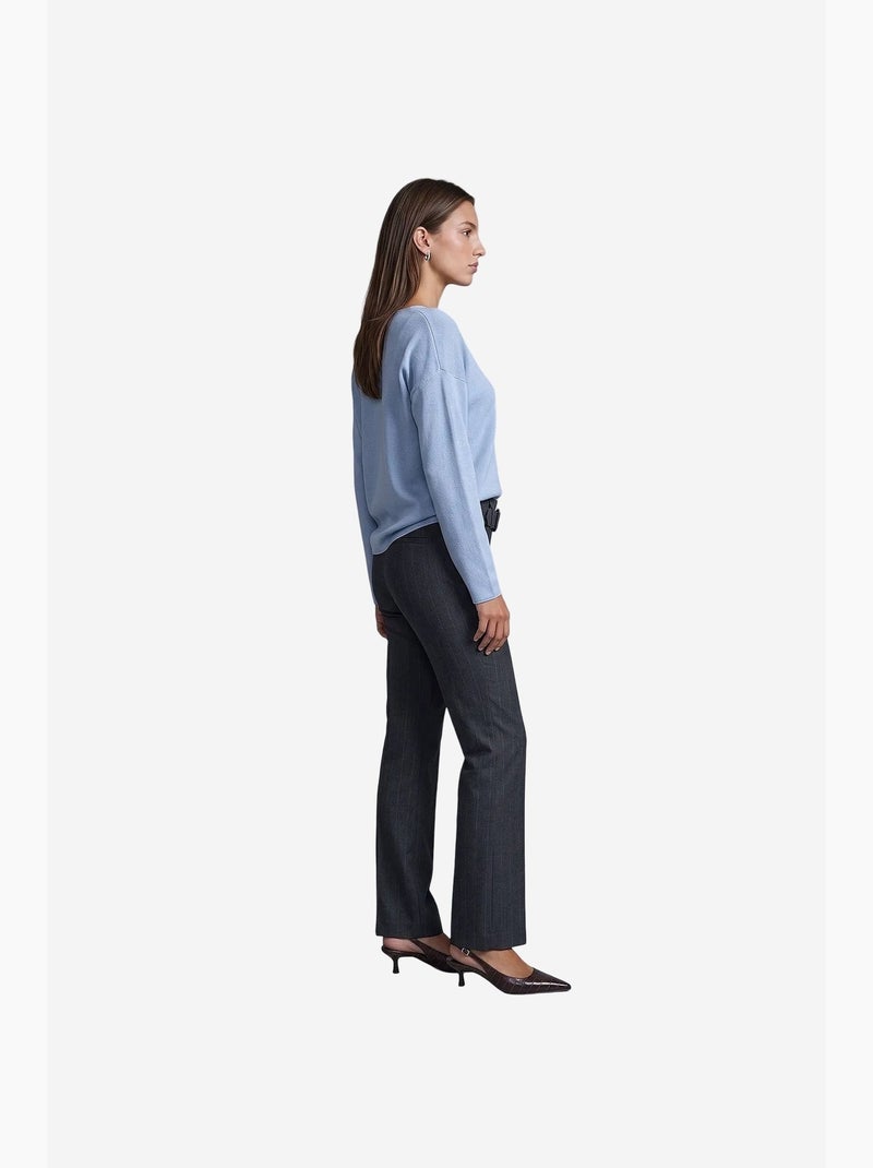 Pantalones de mujer dilvin Gris negro - Kiabi