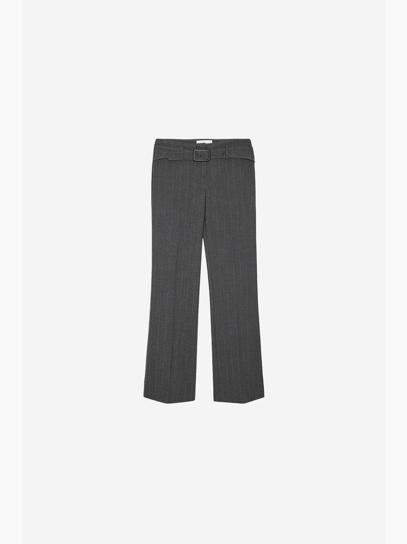 Pantalones de mujer dilvin Gris negro - Kiabi