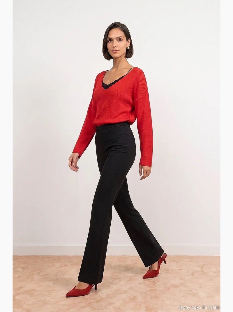 Pantalones de mujer dilvin Negro - Kiabi