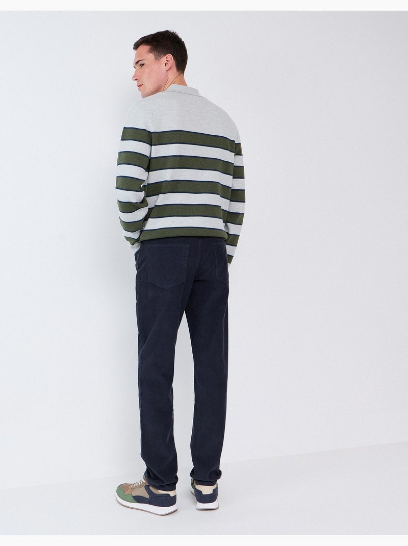 Pantalones de pana ajustados, mo fashion Azul - Kiabi