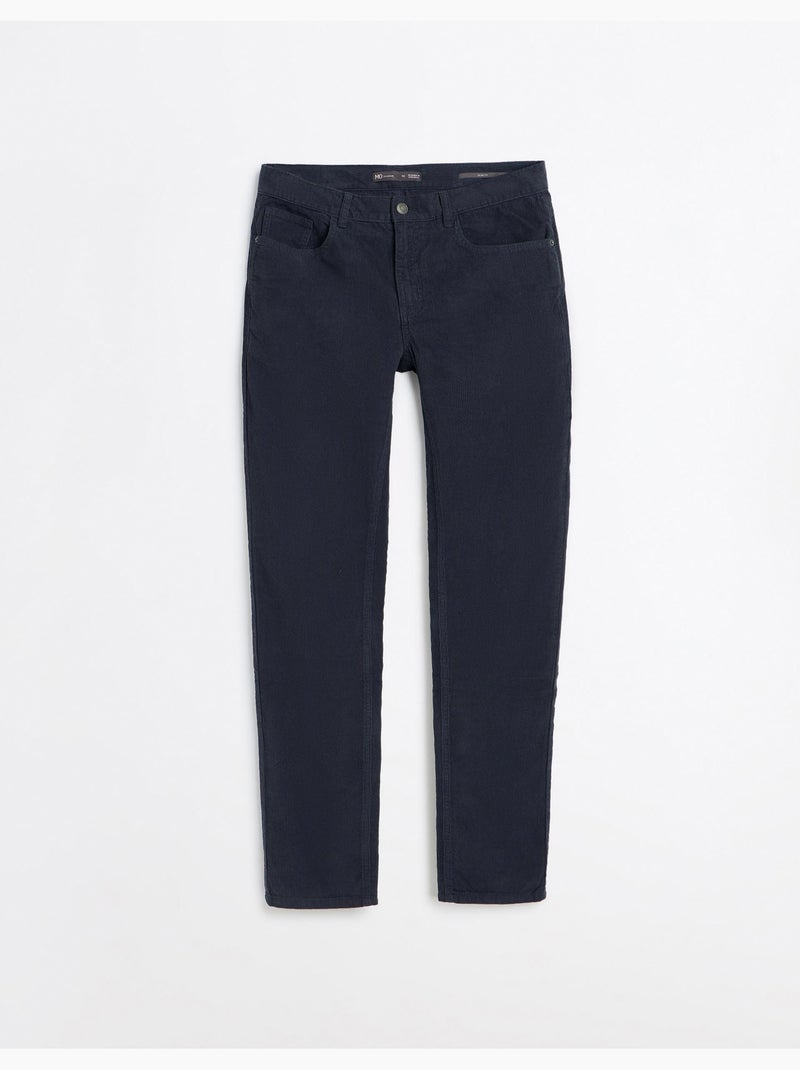 Pantalones de pana ajustados, mo fashion Azul - Kiabi