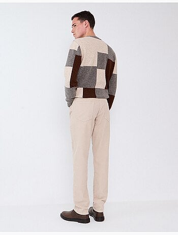 Pantalones de pana ajustados, mo fashion