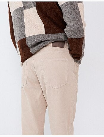 Pantalones de pana ajustados, mo fashion