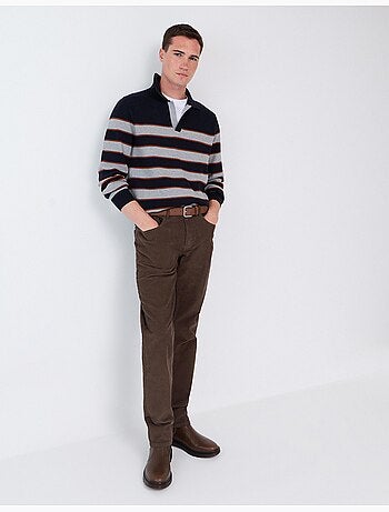 Pantalones de pana ajustados, mo fashion