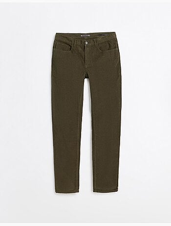 Pantalones de pana ajustados, mo fashion