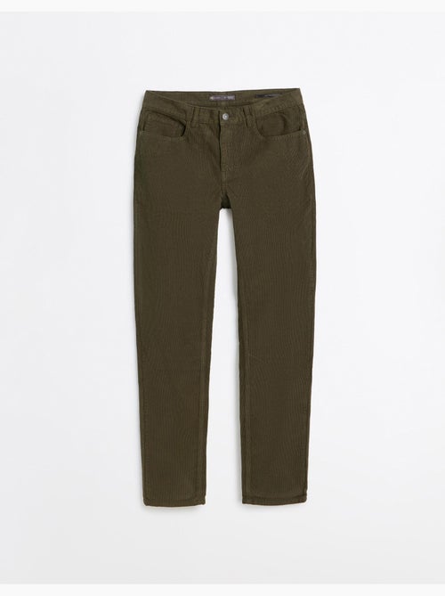 Pantalones de pana ajustados, mo fashion - Kiabi Pantalones de pana ajustados, mo fashion - Kiabi