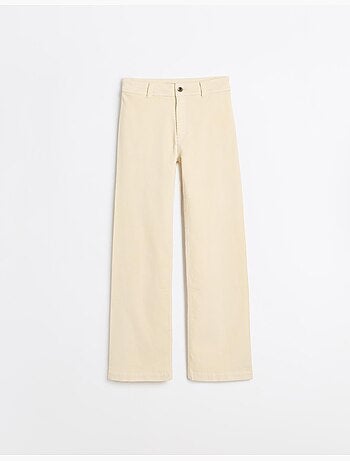 Pantalones de pana de pierna ancha, mo fashion