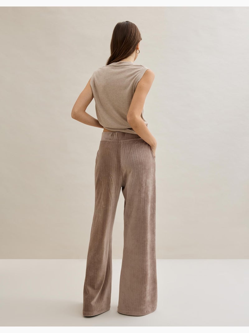 Pantalones de pana, MO Fashion Beige - Kiabi