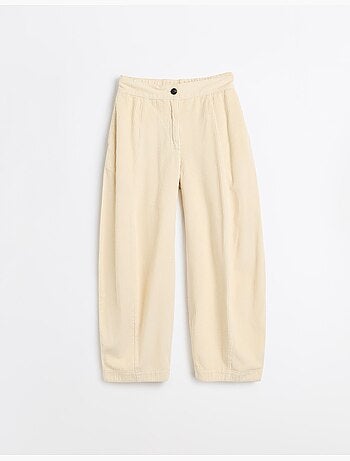 Pantalones de pana tipo barril, mo fashion