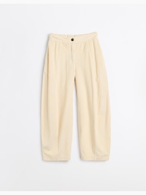 Pantalones de pana tipo barril, mo fashion - Kiabi Pantalones de pana tipo barril, mo fashion - Kiabi