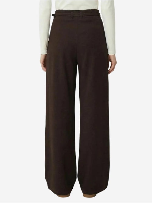 Pantalones de pernera ancha con pinzas y cinturón istanbul - Kiabi Pantalones de pernera ancha con pinzas y cinturón istanbul - Kiabi