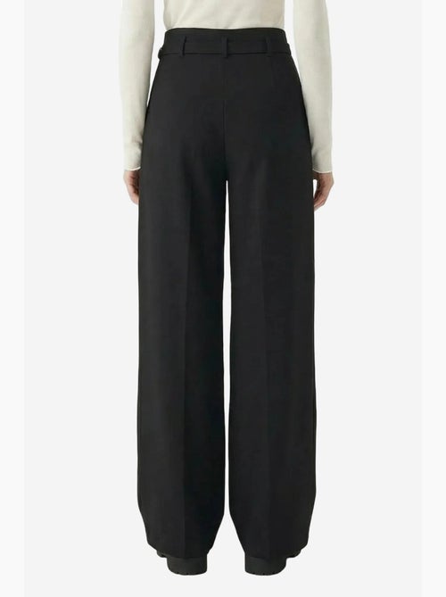 Pantalones de pernera ancha con pinzas y cinturón istanbul - Kiabi
