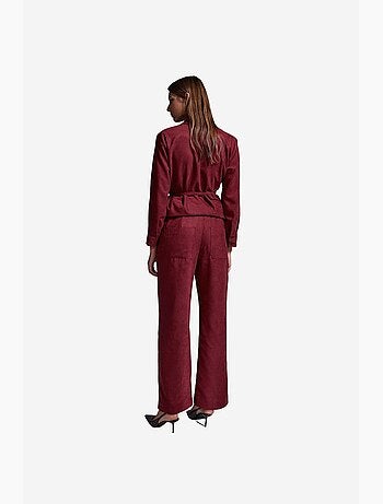 Pantalones de pernera ancha pull-on dilvin