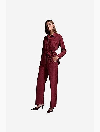 Pantalones de pernera ancha pull-on dilvin