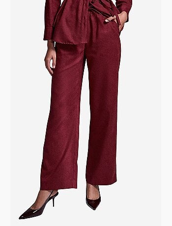 Pantalones de pernera ancha pull-on dilvin