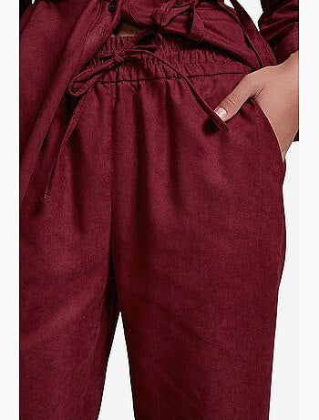 Pantalones de pernera ancha pull-on dilvin