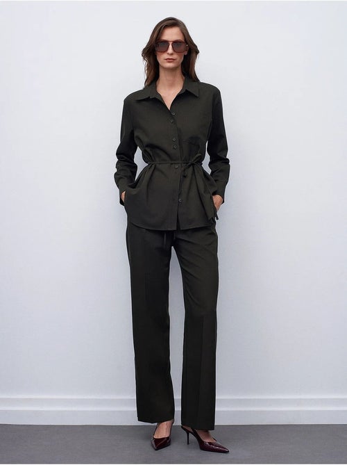 Pantalones de pernera ancha pull-on dilvin - Kiabi Pantalones de pernera ancha pull-on dilvin - Kiabi
