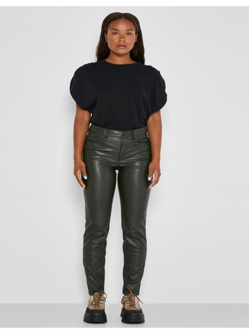 Pantalones de piel sintética Noisy May - Kiabi